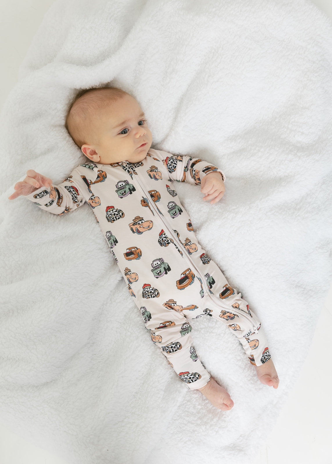 Cars Story | Bamboo Zip Pajamas
