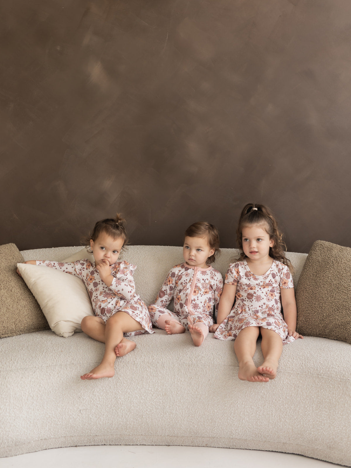 Fall Floral (Ribbed) | Bamboo Zipper Pajamas