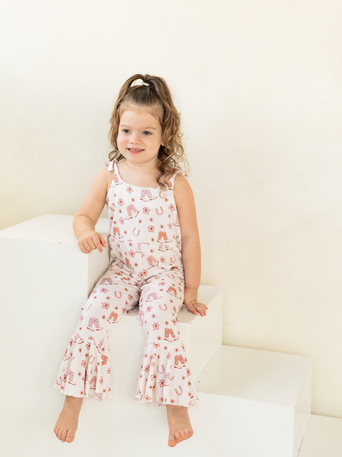 Cowgirl | Bamboo Bell Romper