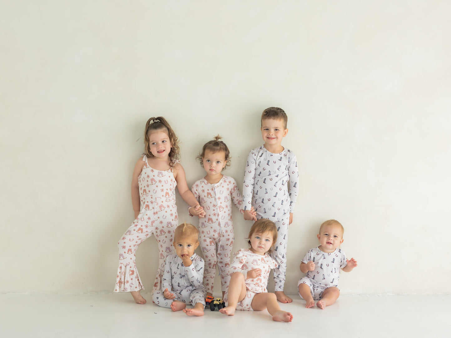 Cowboy | Bamboo Short Sleeve Romper