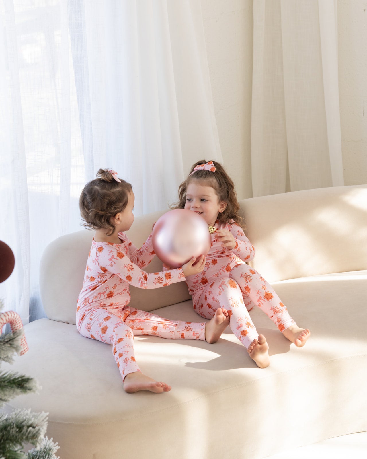 Pink Gingerbread | Bamboo Two Piece Pajamas