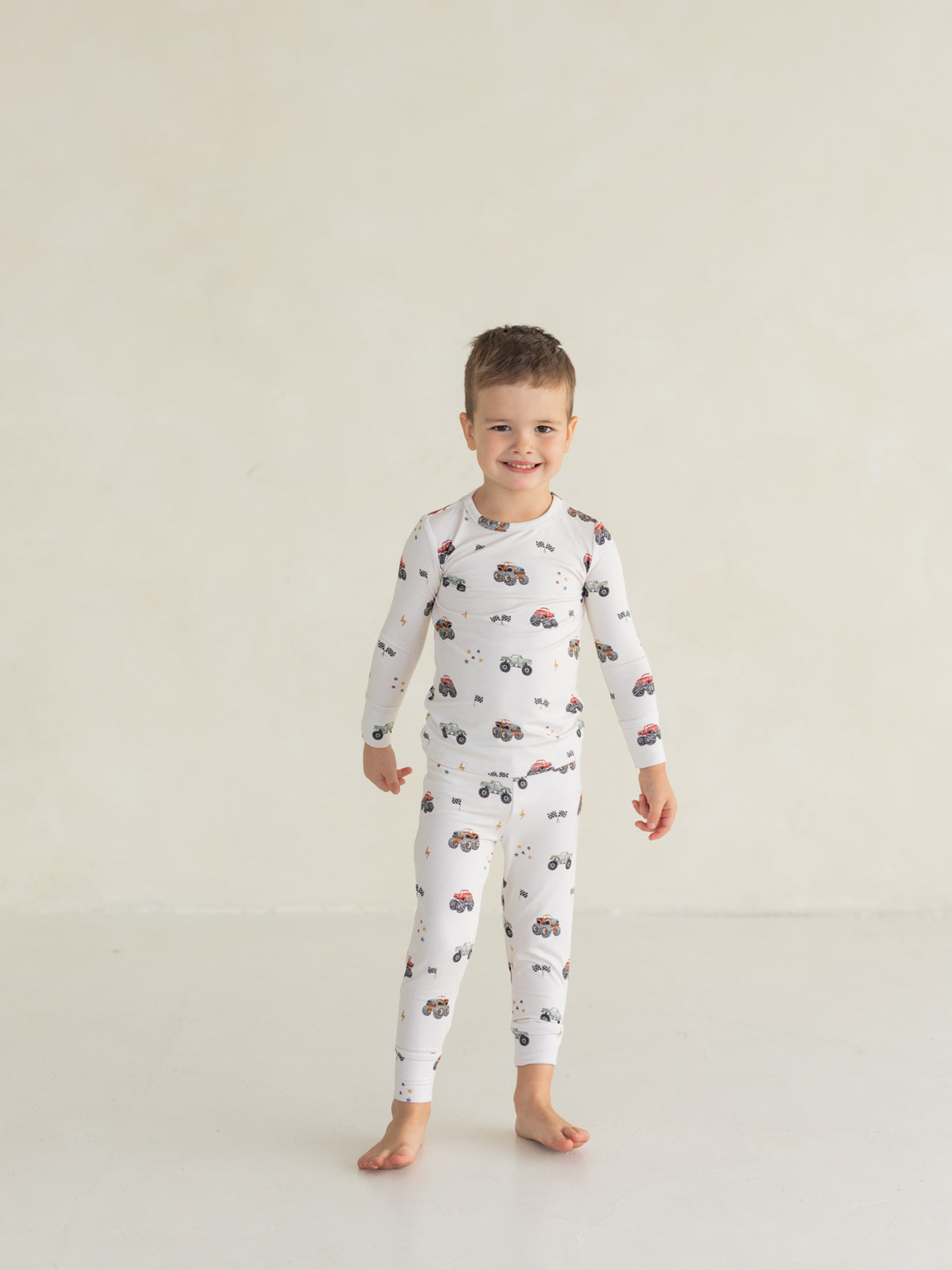 Monster Truck | Bamboo Two Piece Pajamas