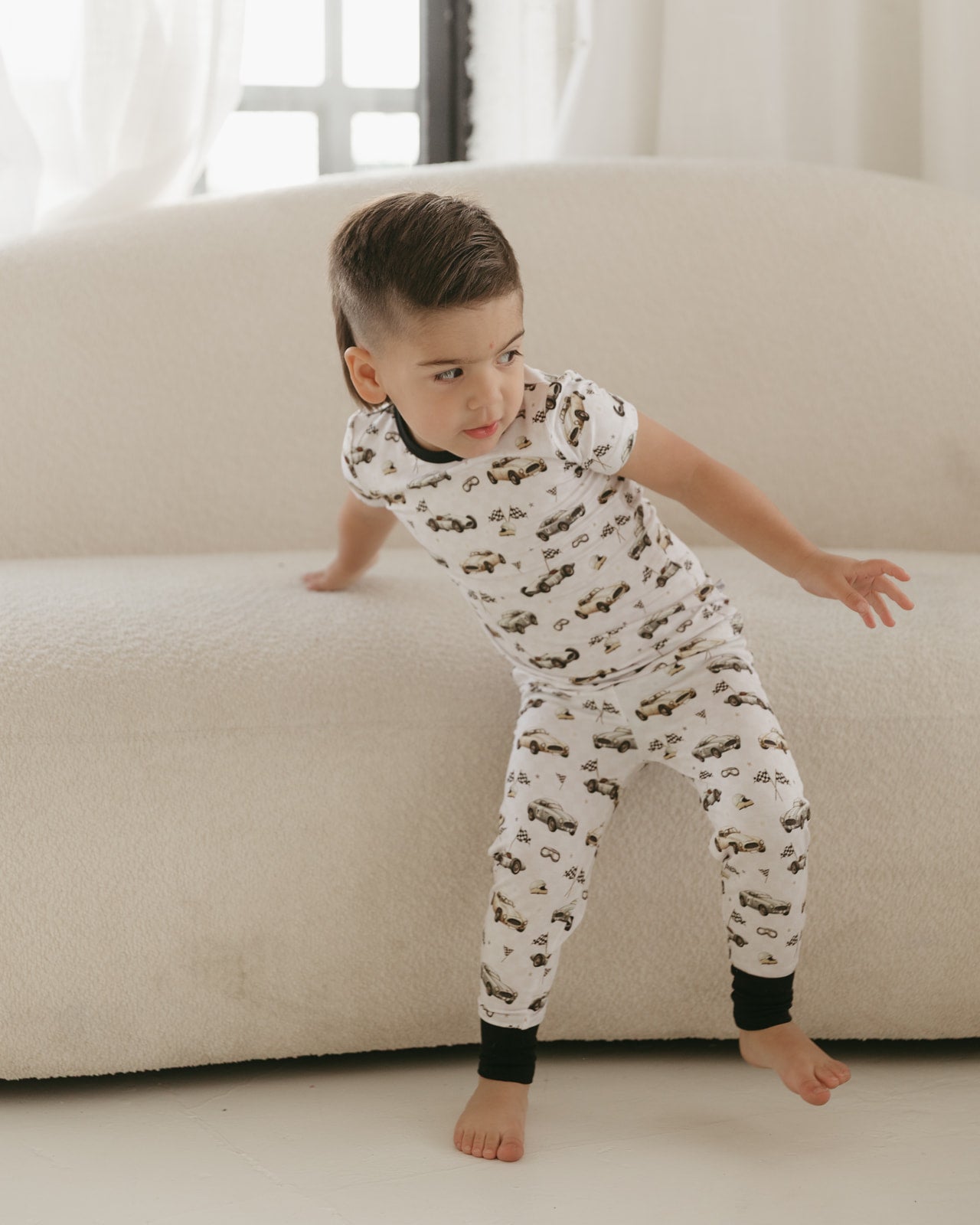 Race Car | Bamboo Short Sleeve Pajamas