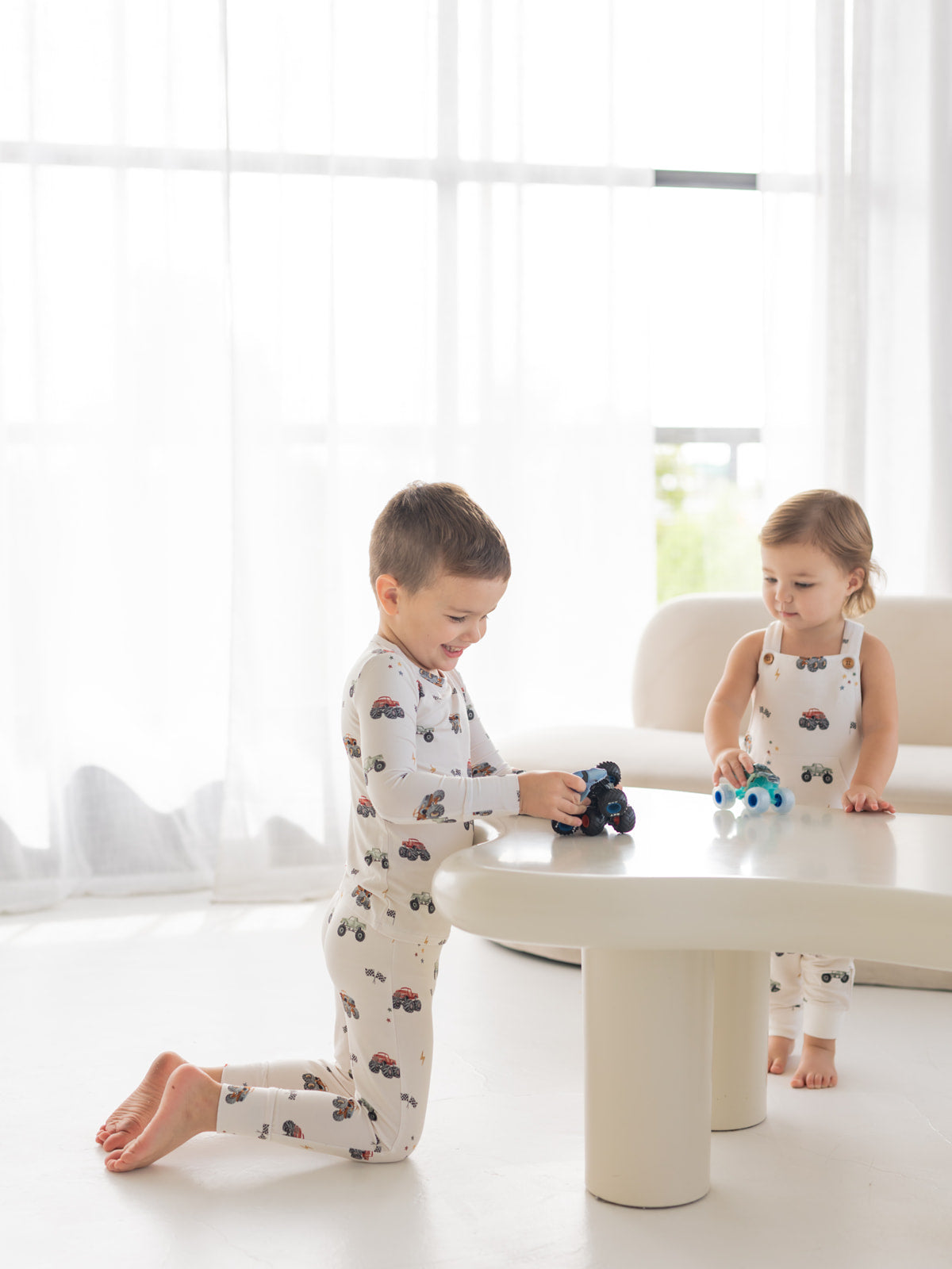 Monster Truck | Bamboo Two Piece Pajamas