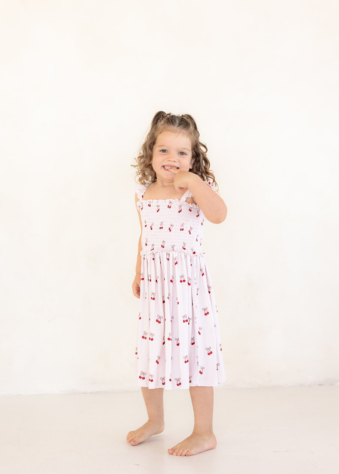 Cherry | Bamboo Smocked Dress
