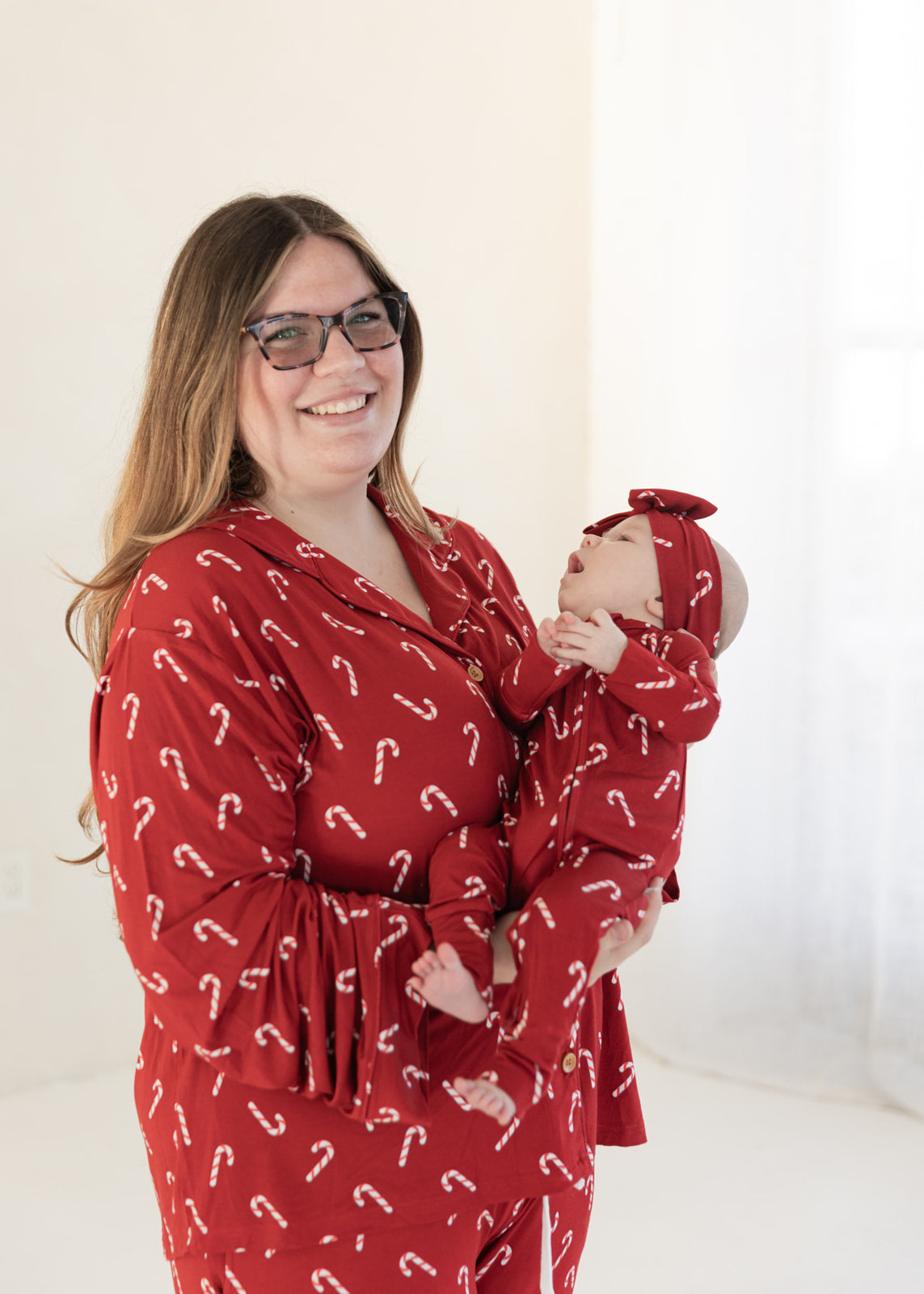 Candy Cane | Bamboo Zipper Pajamas