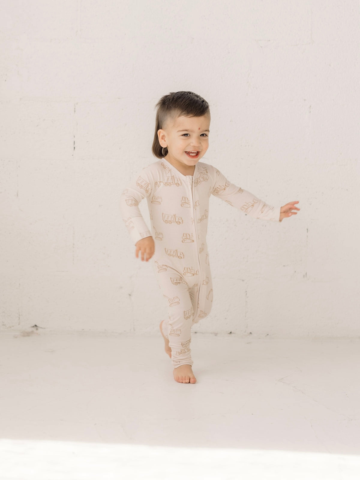 Construction (Ribbed) | Bamboo Zip Pajamas