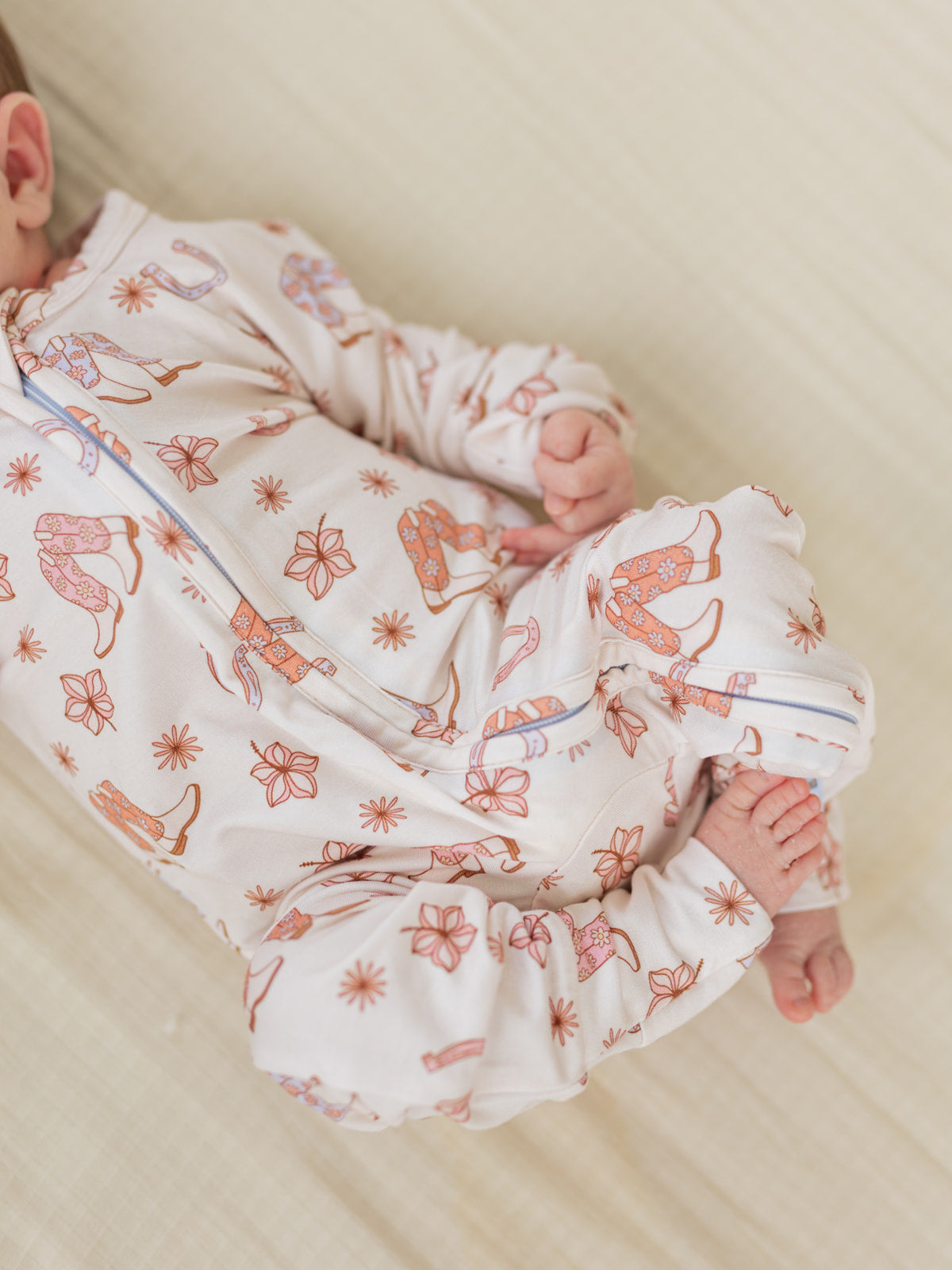 Cowgirl | Bamboo Zipper Pajamas