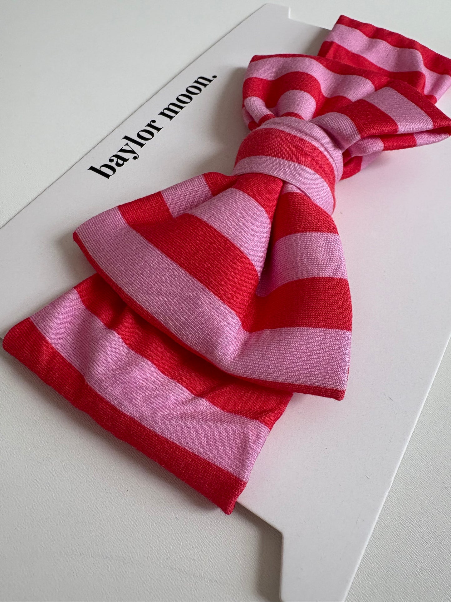 Pink Stripes | Bamboo Head Wrap