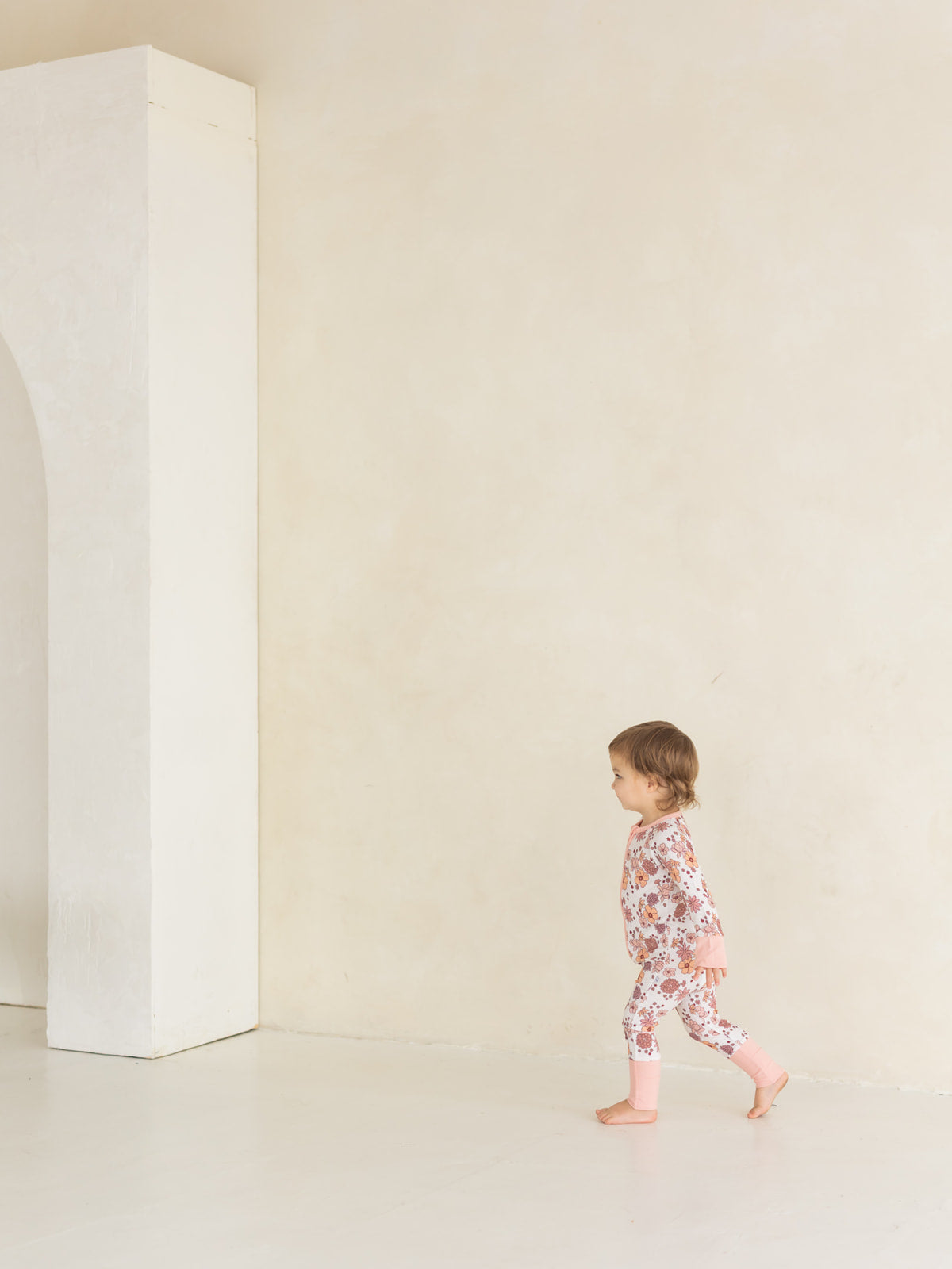 Fall Floral (Ribbed) | Bamboo Zipper Pajamas