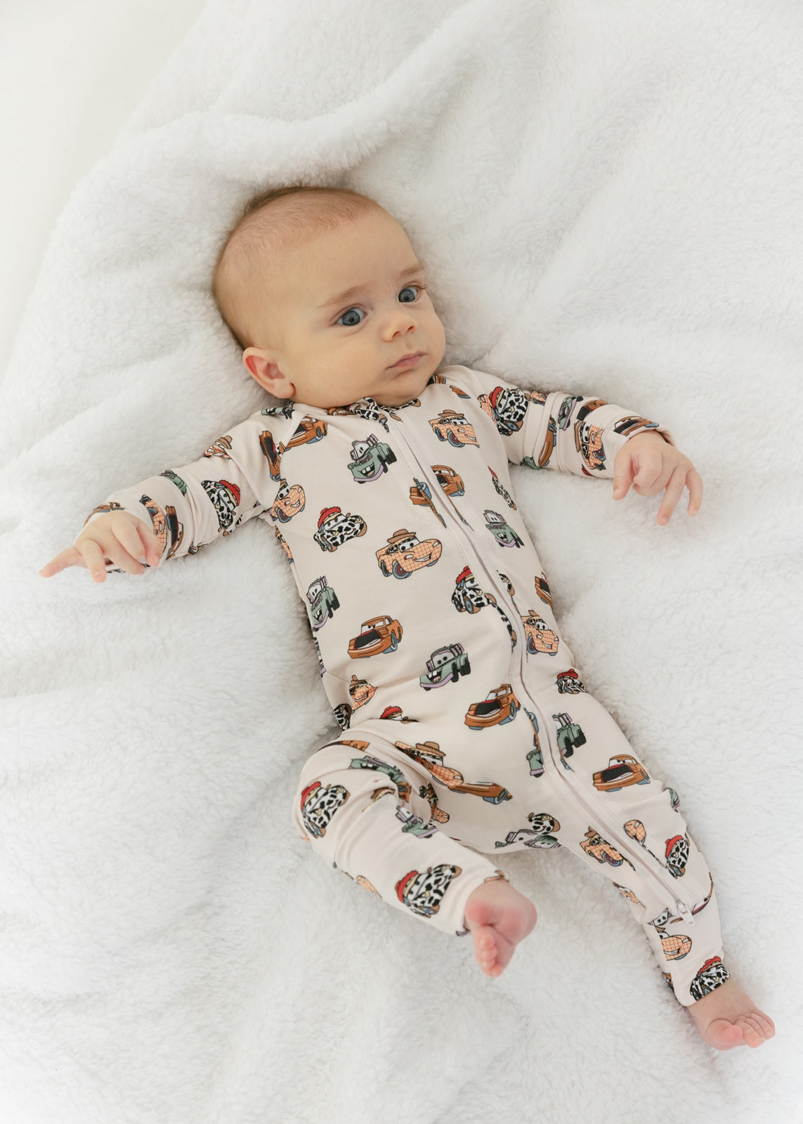 Cars Story | Bamboo Zip Pajamas