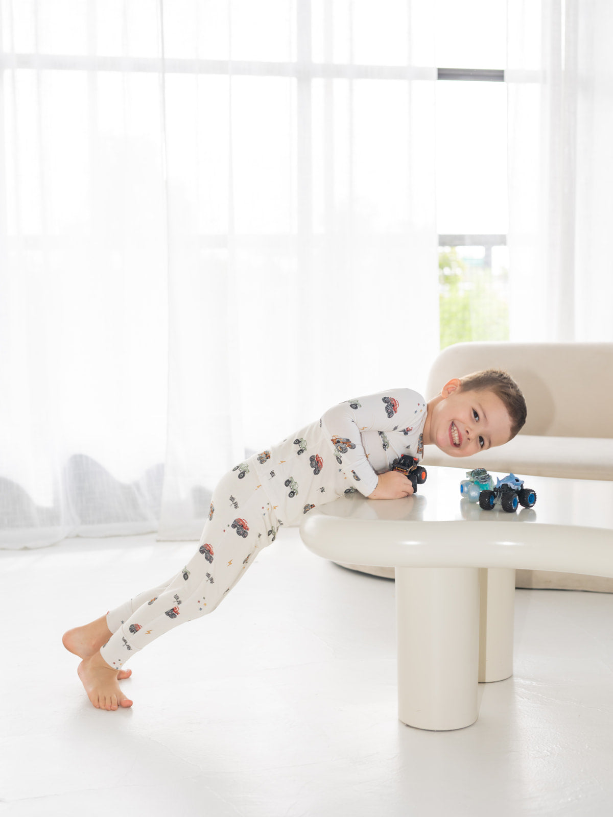 Monster Truck | Bamboo Two Piece Pajamas