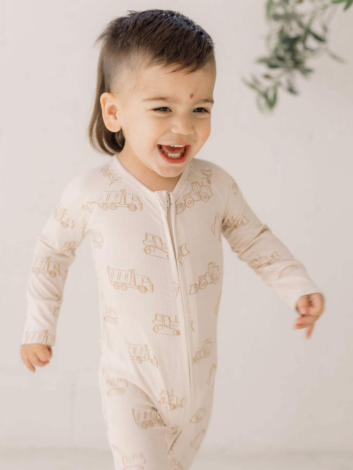 Construction (Ribbed) | Bamboo Zip Pajamas