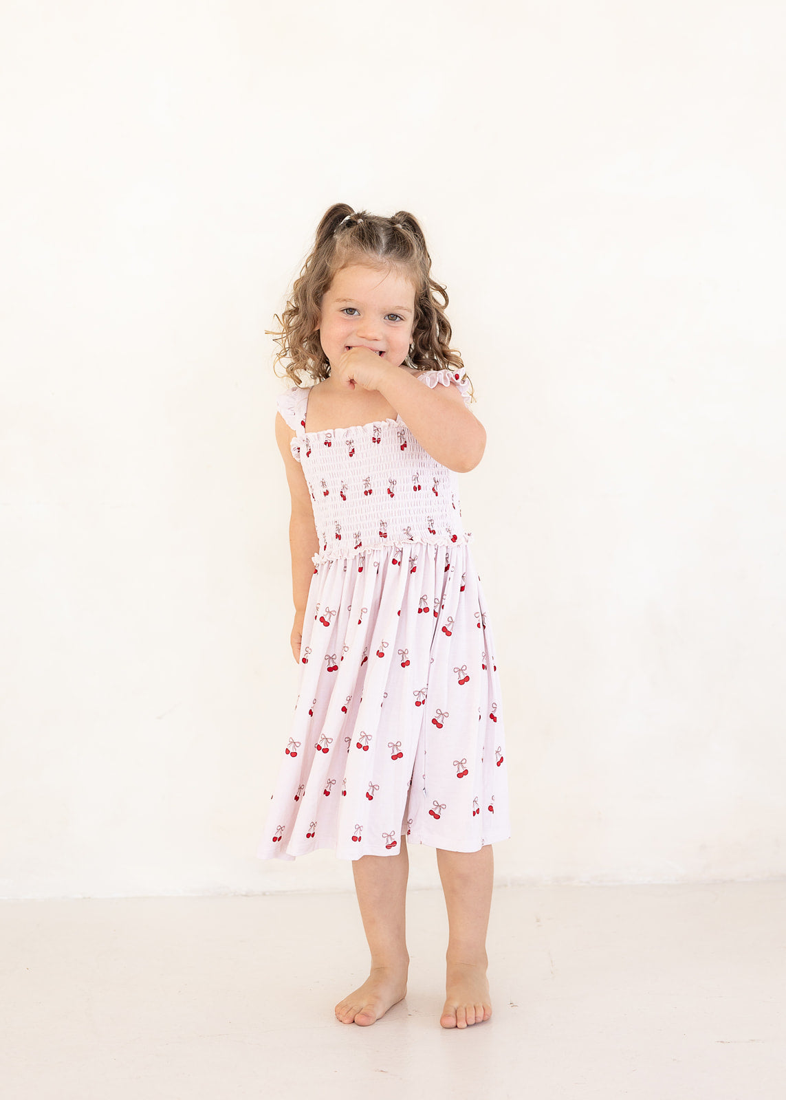Cherry | Bamboo Smocked Dress