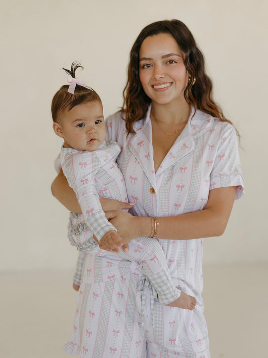 Gingham & Bows | Women's Pajama Set
