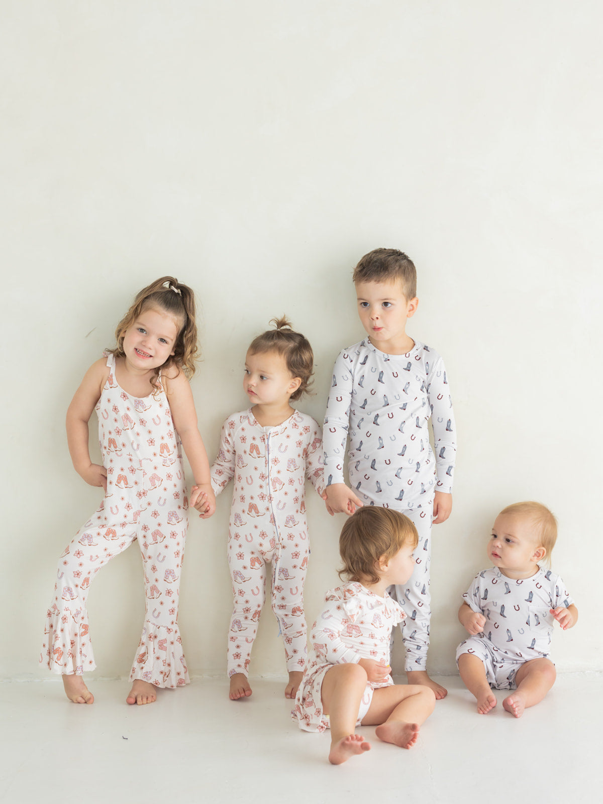 Cowboy | Bamboo Short Sleeve Romper