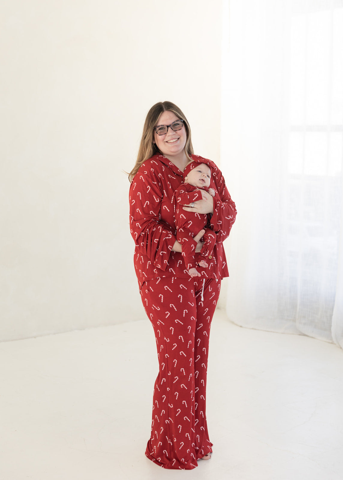 Candy Cane | Bamboo Zipper Pajamas