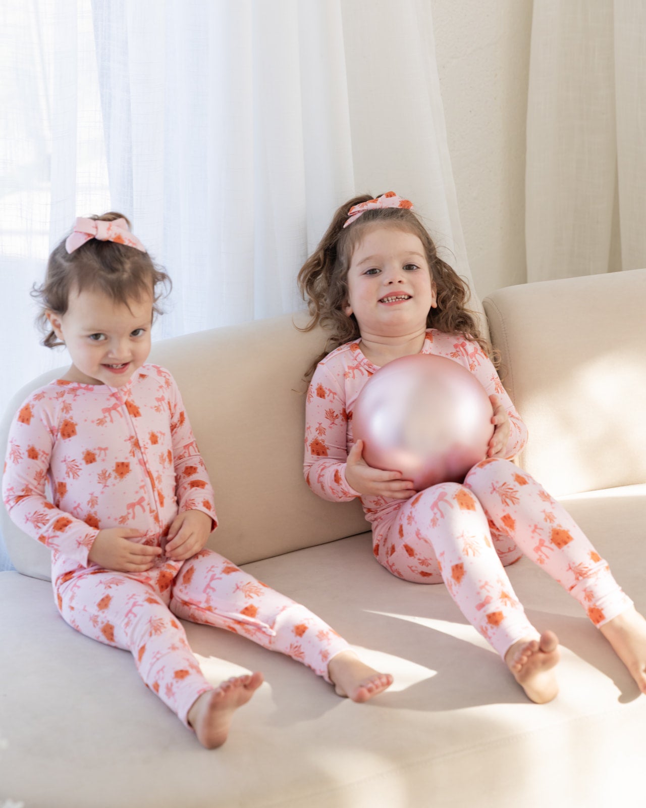 Pink Gingerbread | Bamboo Two Piece Pajamas