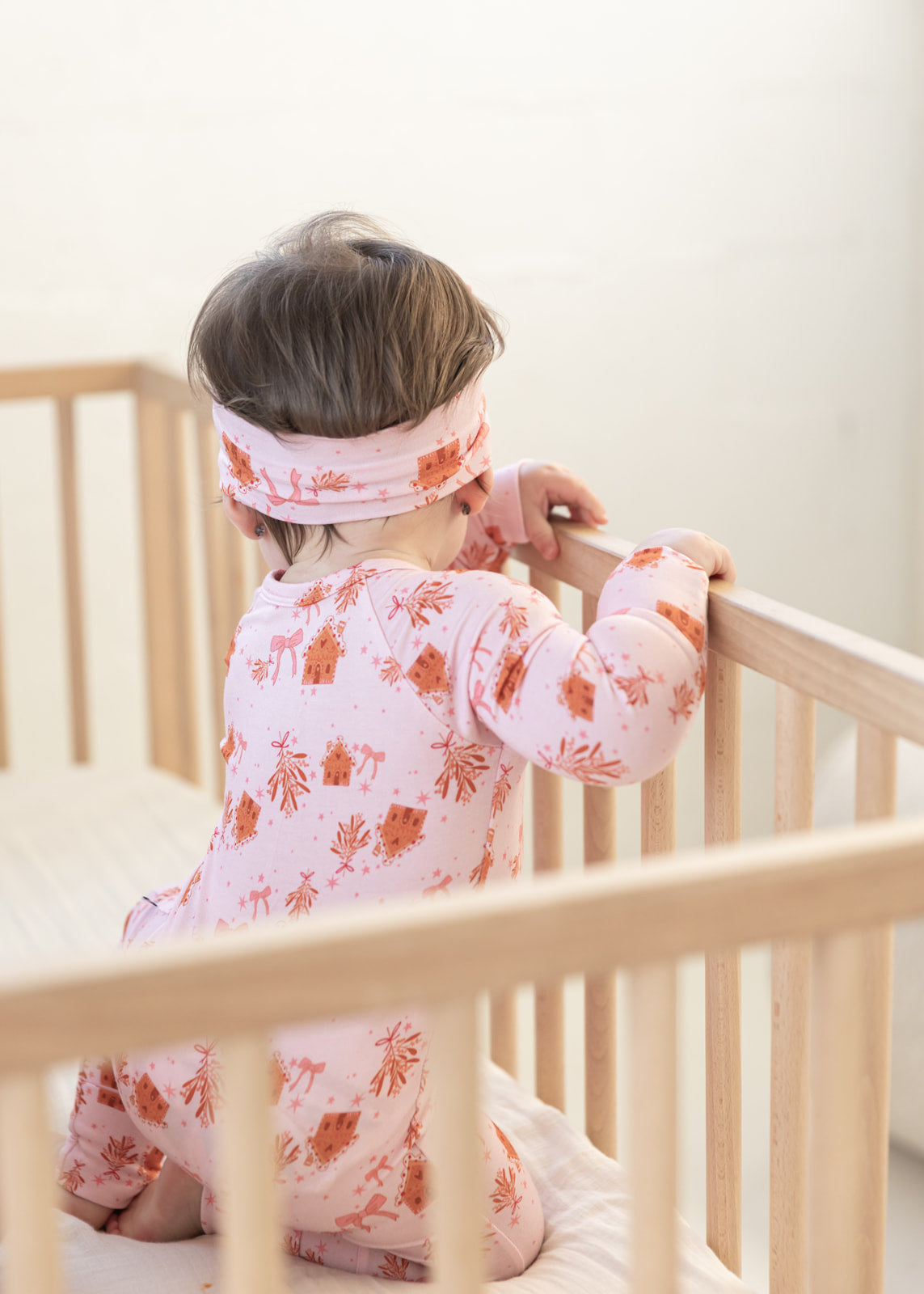 Pink Gingerbread | Bamboo Zipper Pajamas
