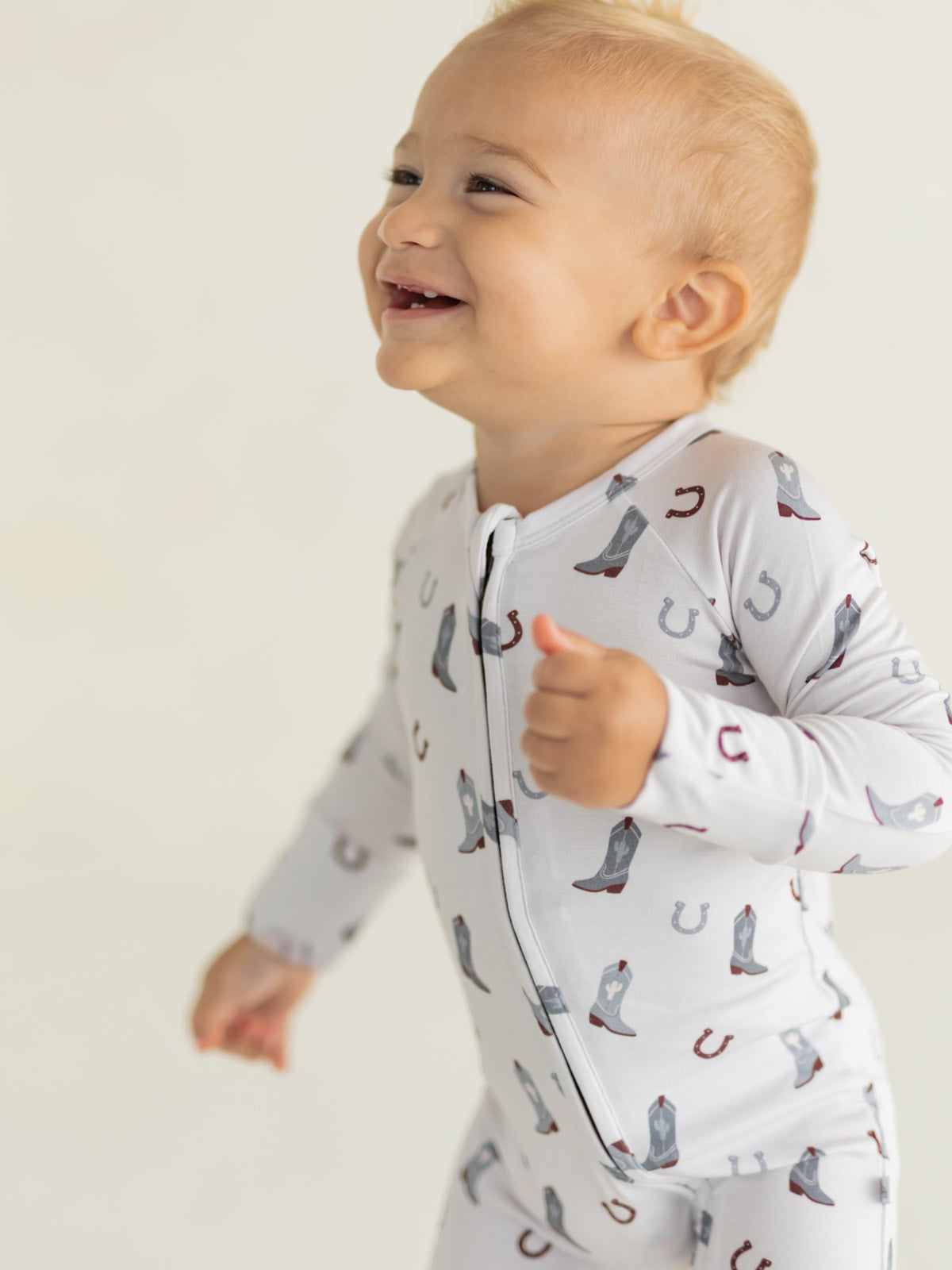 Cowboy | Bamboo Zipper Pajamas
