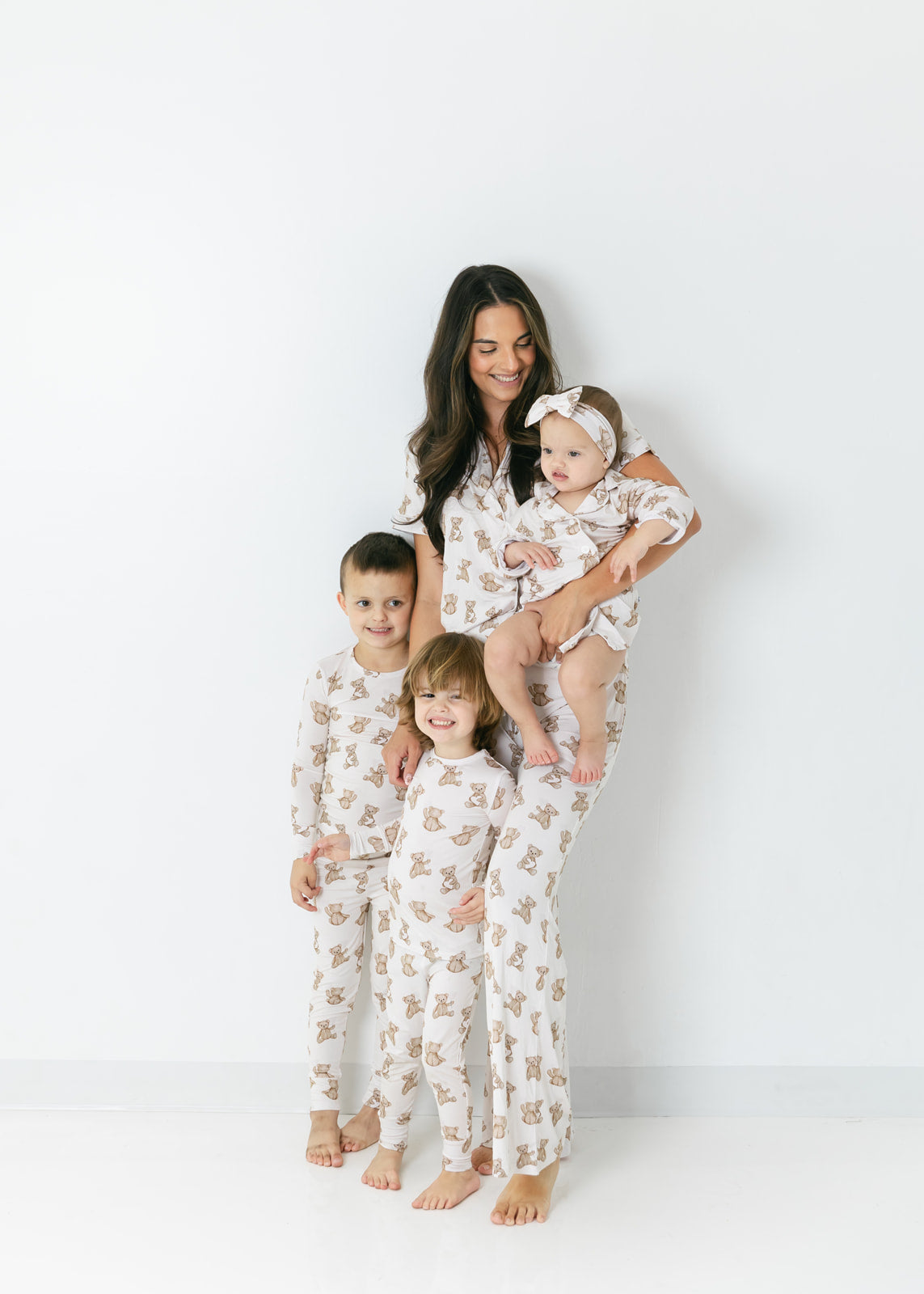 Bear Hearts | Bamboo Toddler Nightgown