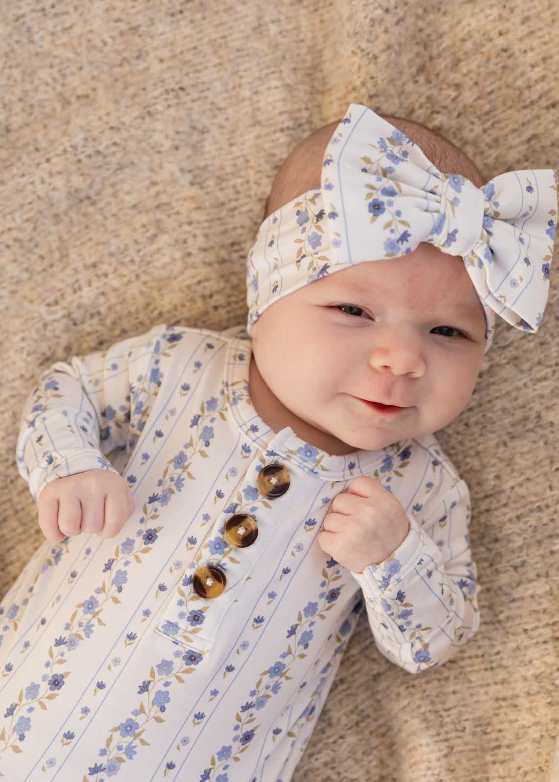 Winter Bloom | Bamboo Knotted Gown