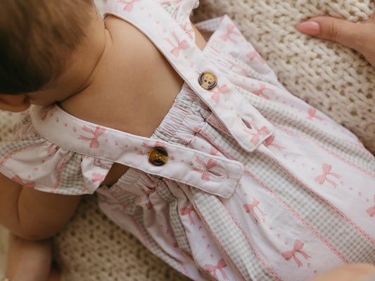 Gingham & Bows | Ruffle Romper