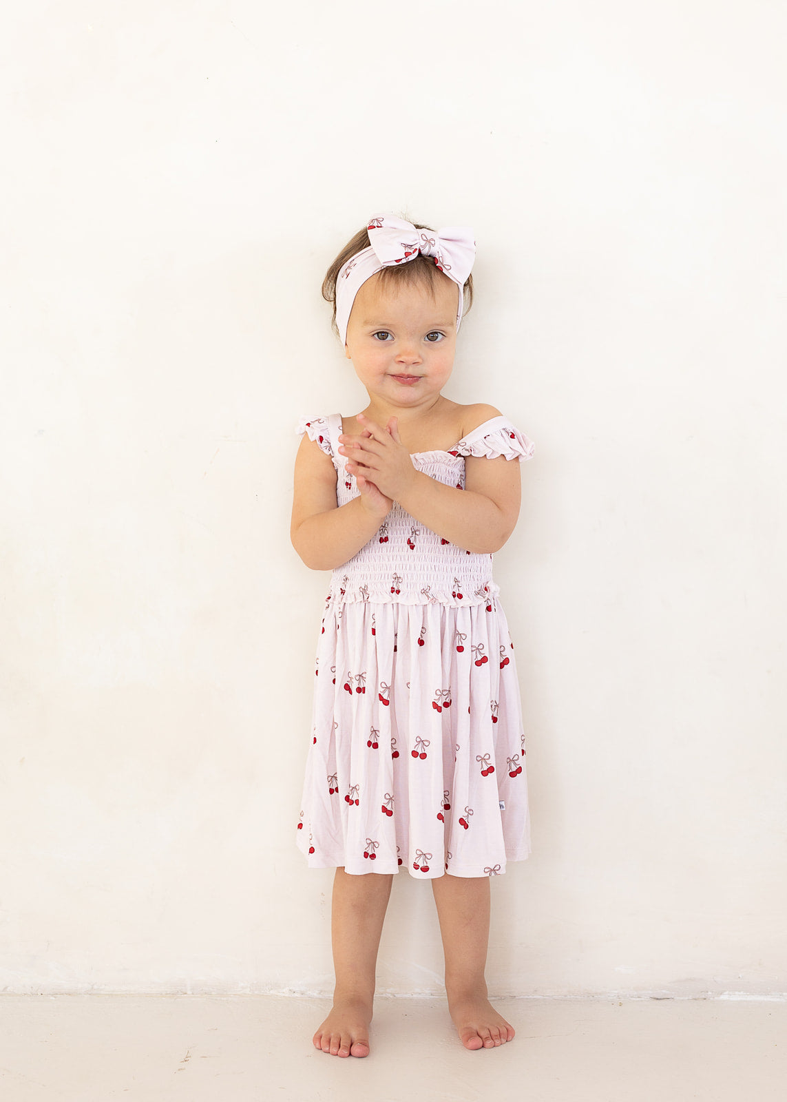 Cherry | Bamboo Smocked Dress