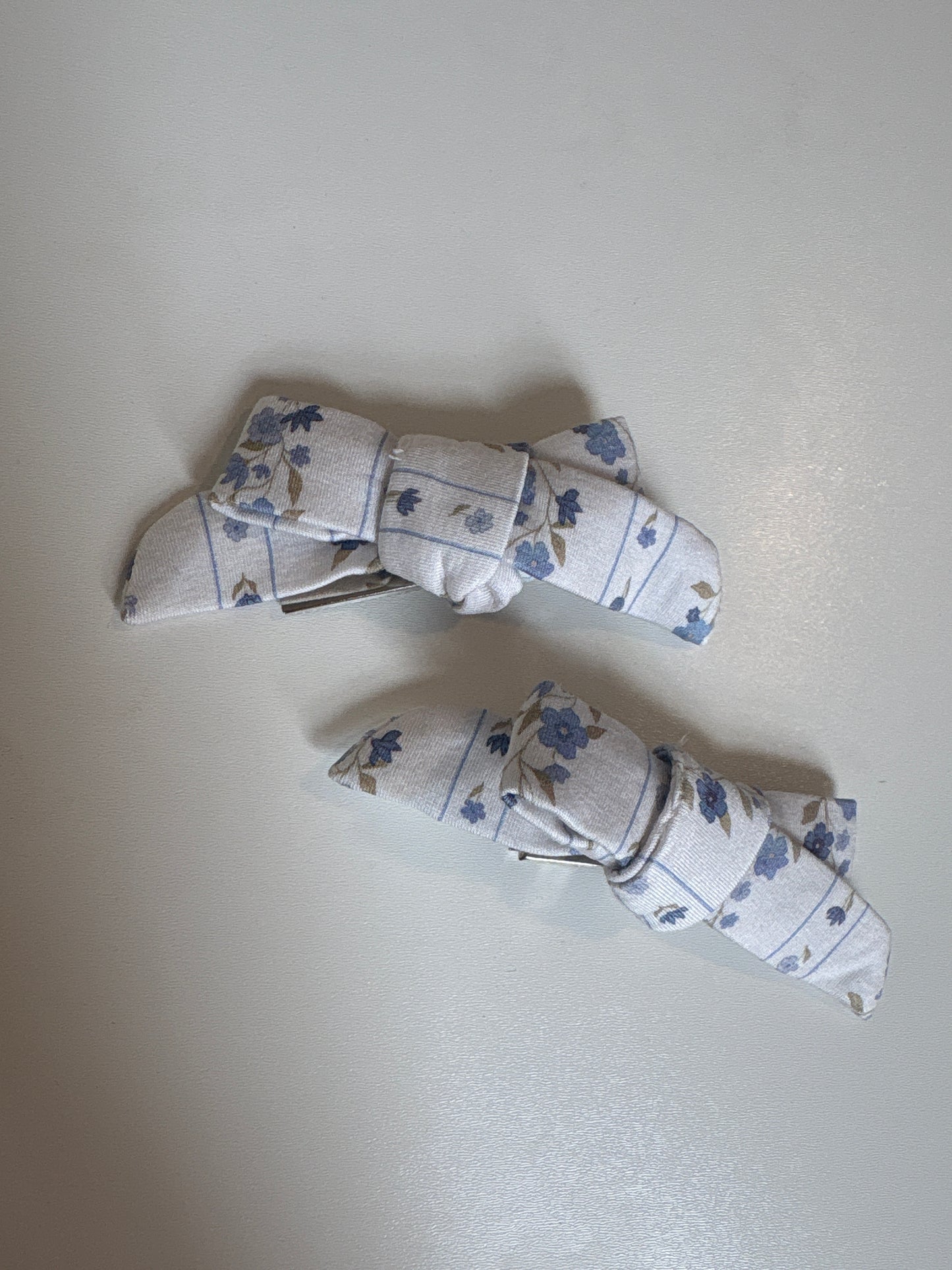 Winter Bloom | Bamboo Clip Bows