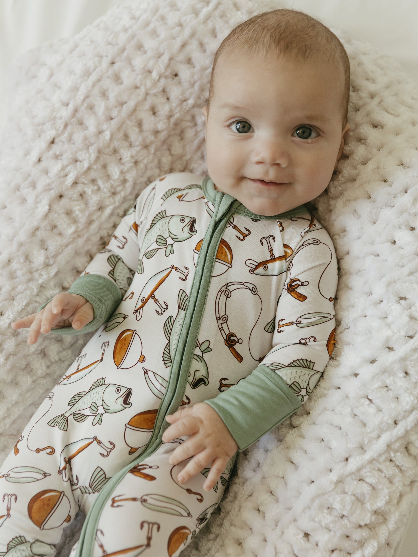 Fishin' Buddies | Bamboo Zipper Pajamas