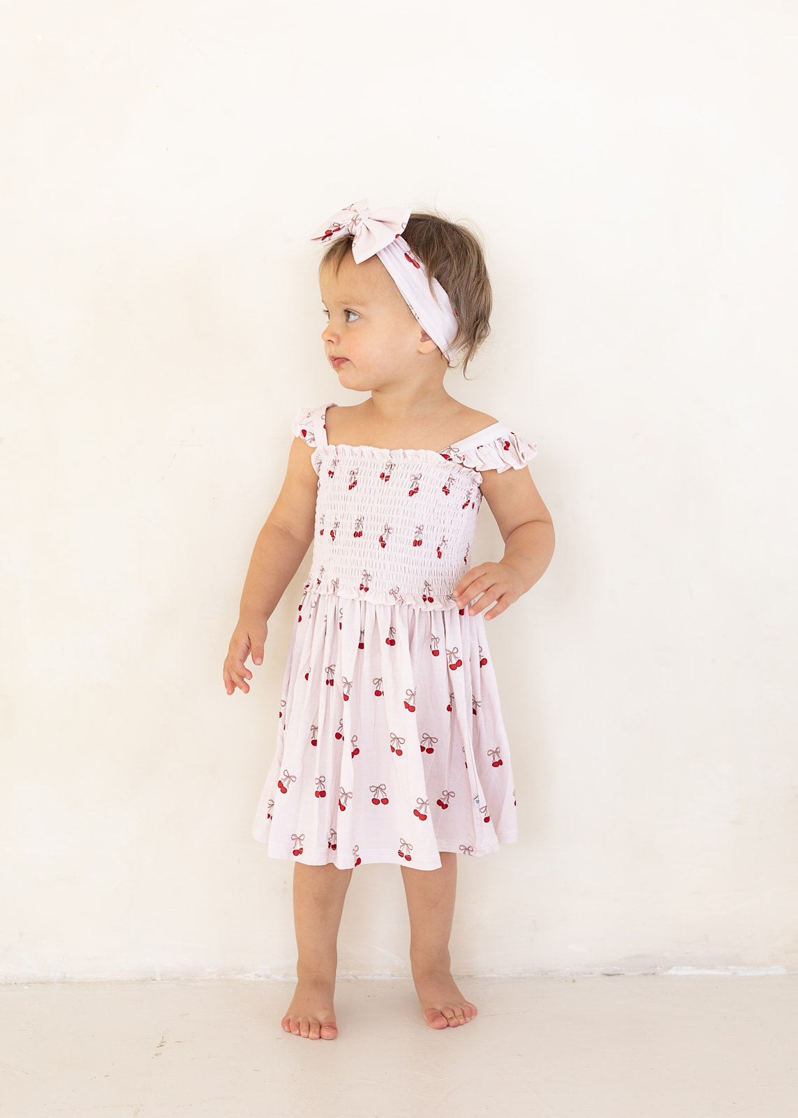 Cherry | Bamboo Smocked Dress
