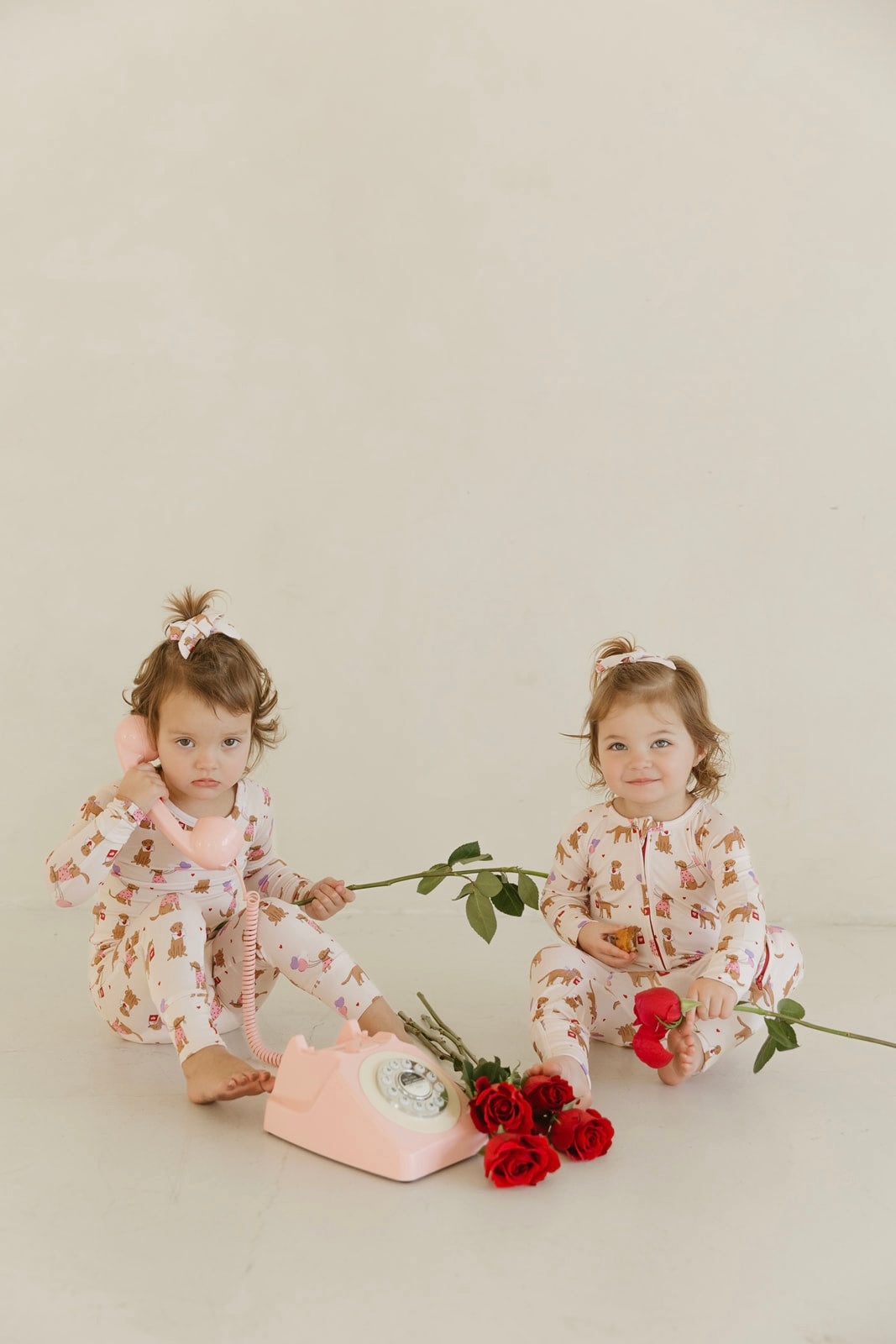Puppy Love Letters | Bamboo Two Piece Pajamas