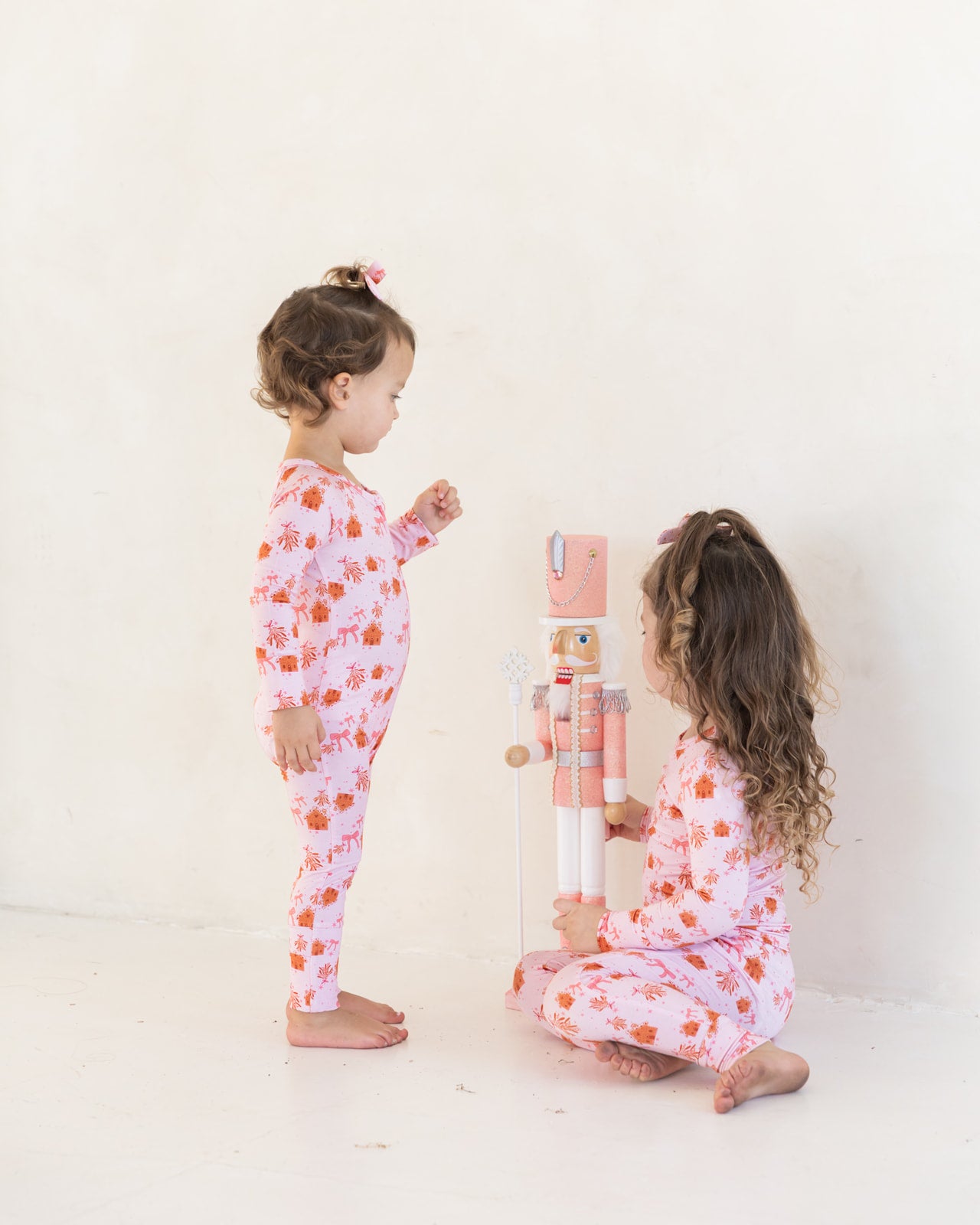 Pink Gingerbread | Bamboo Zipper Pajamas