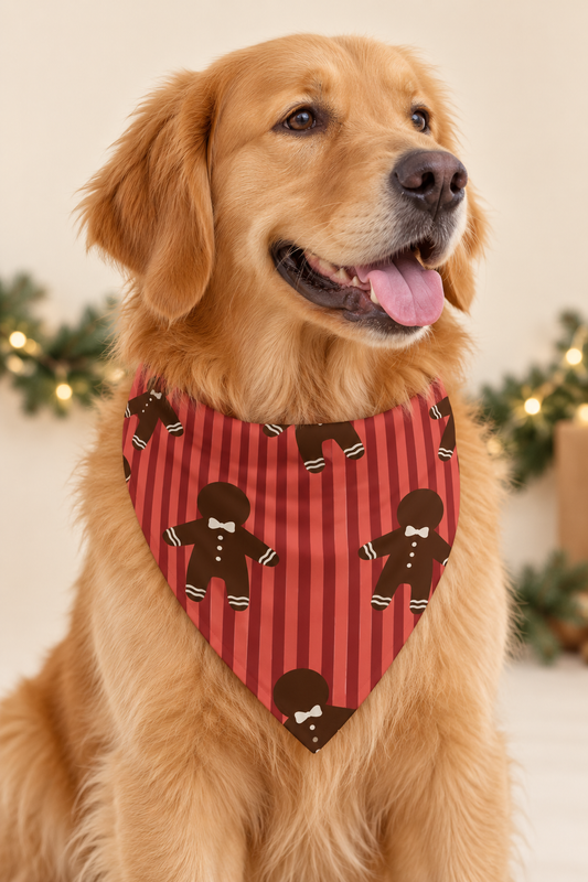 Gingerbread | Bamboo Pet Bandana