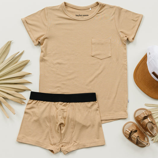 Basic Bamboo Tee | Camel