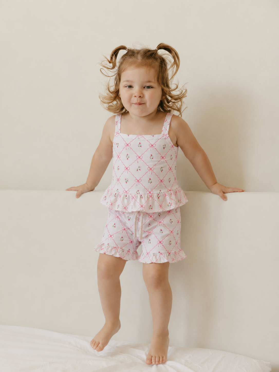Berry Darling | Ruffle Tank Set