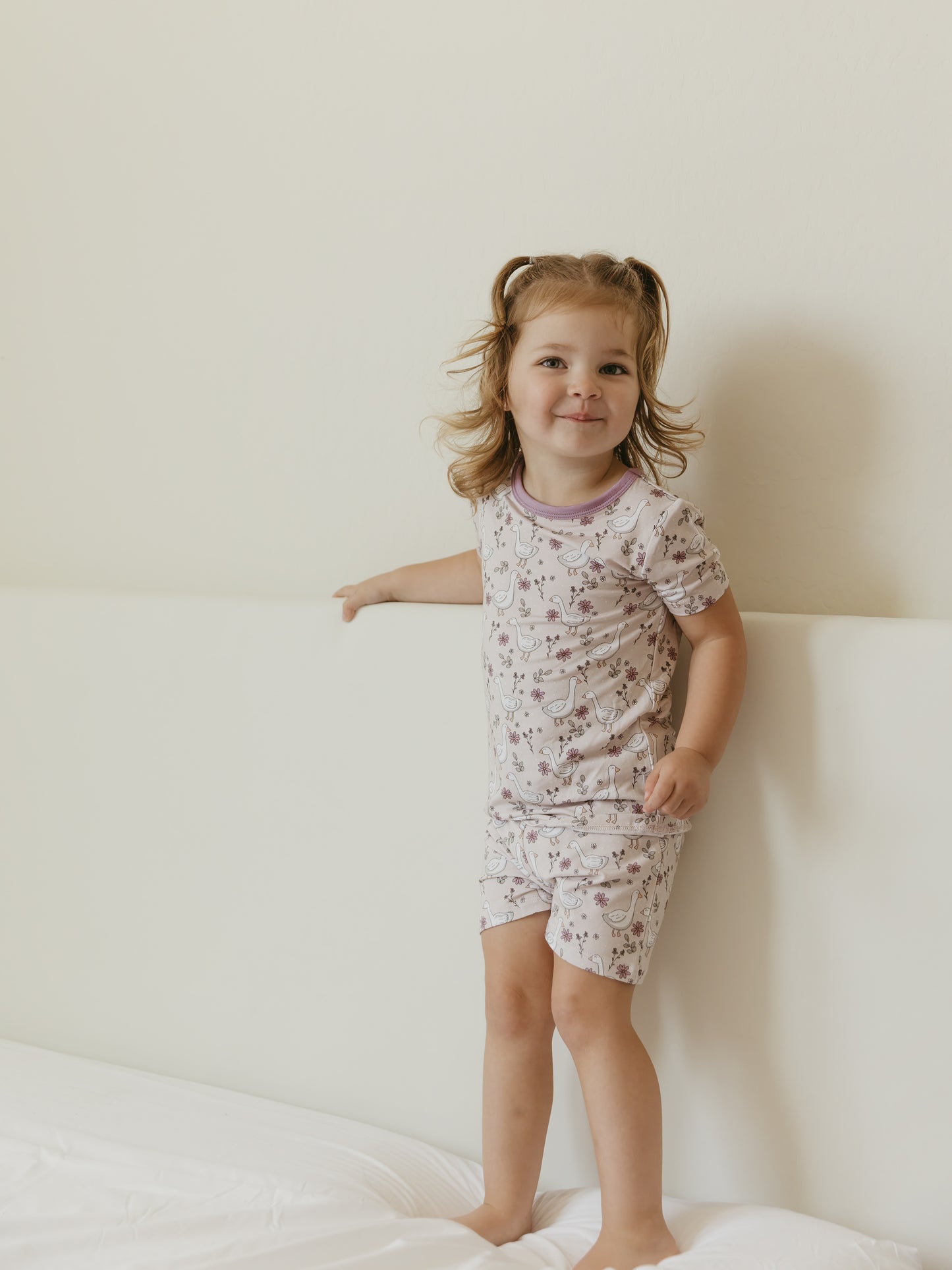 Sweet Geese | Bamboo Short Set