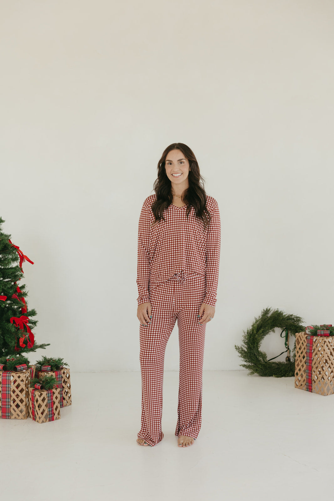 Merry Gingham | Women's Pajama Set