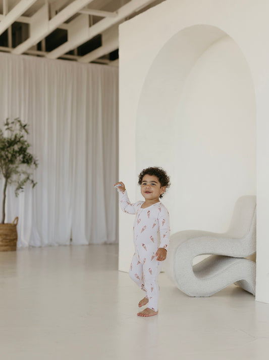 Ice Cream Dreams | Bamboo Zipper Pajamas