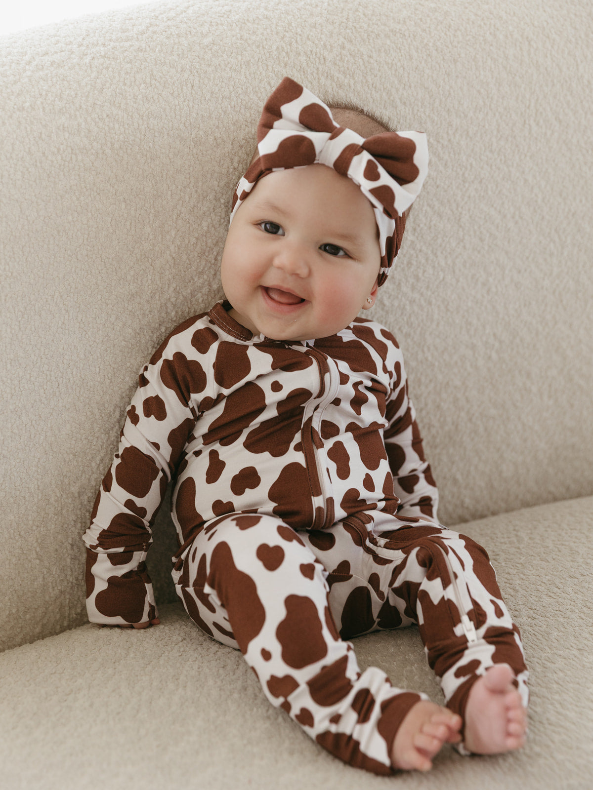 Moo'd | Bamboo Zipper Pajamas
