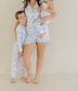 Blue Smiley | Women's Bamboo Pajama Set