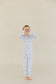 Blue Smiley | Bamboo Two Piece Pajamas