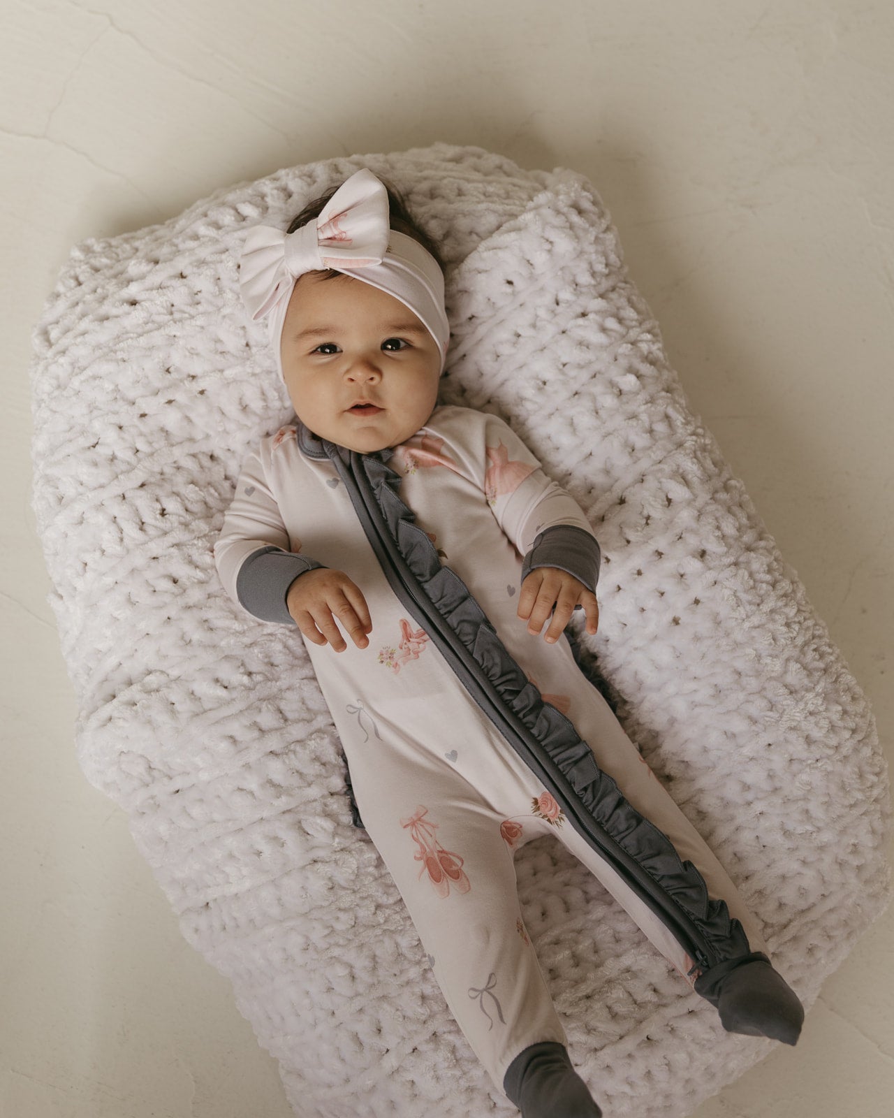 Ballet | Bamboo Ruffle Zipper Pajamas