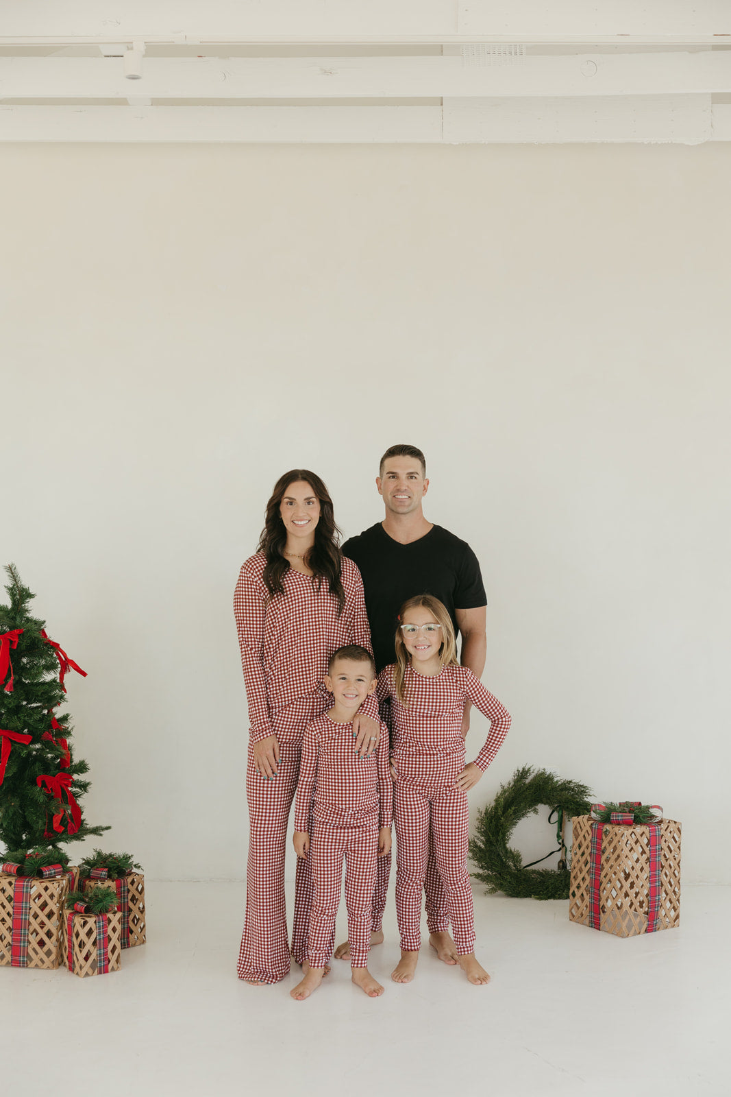 Merry Gingham | Bamboo Two Piece Pajamas