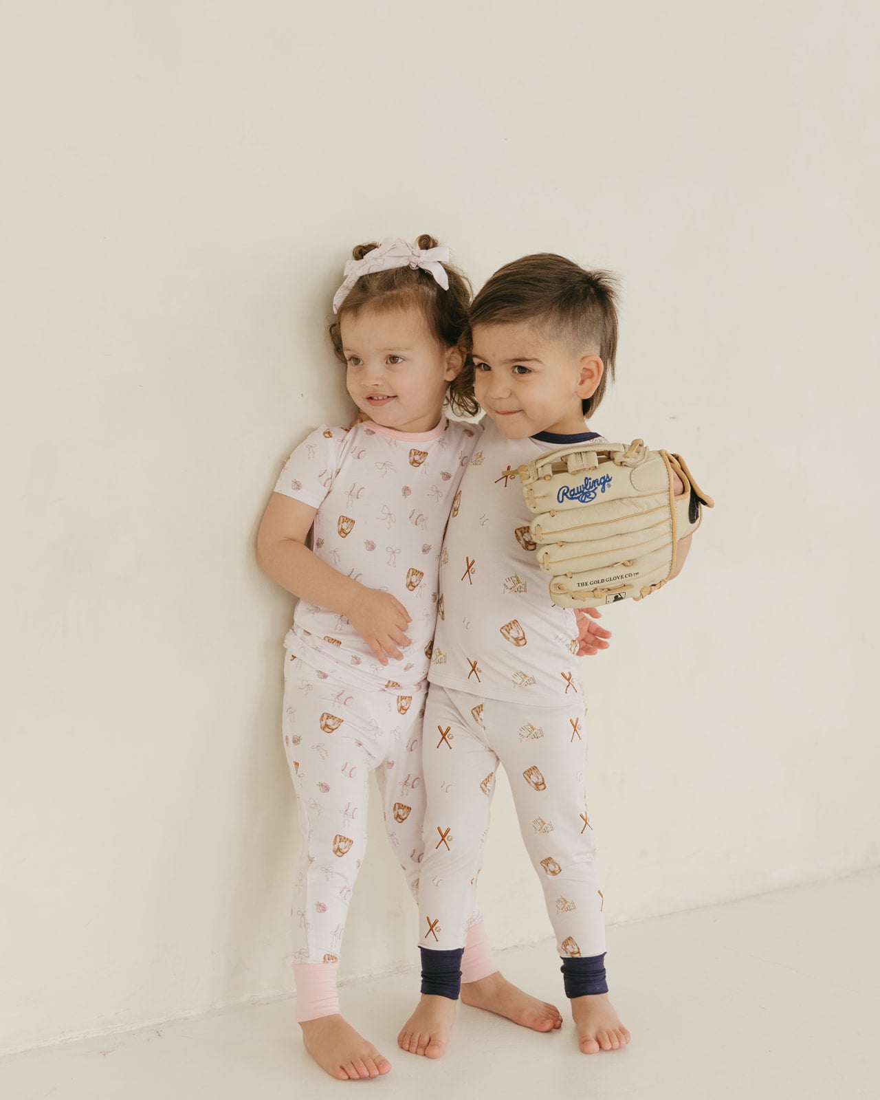 Pink Baseball | Bamboo Short Sleeve Pajamas