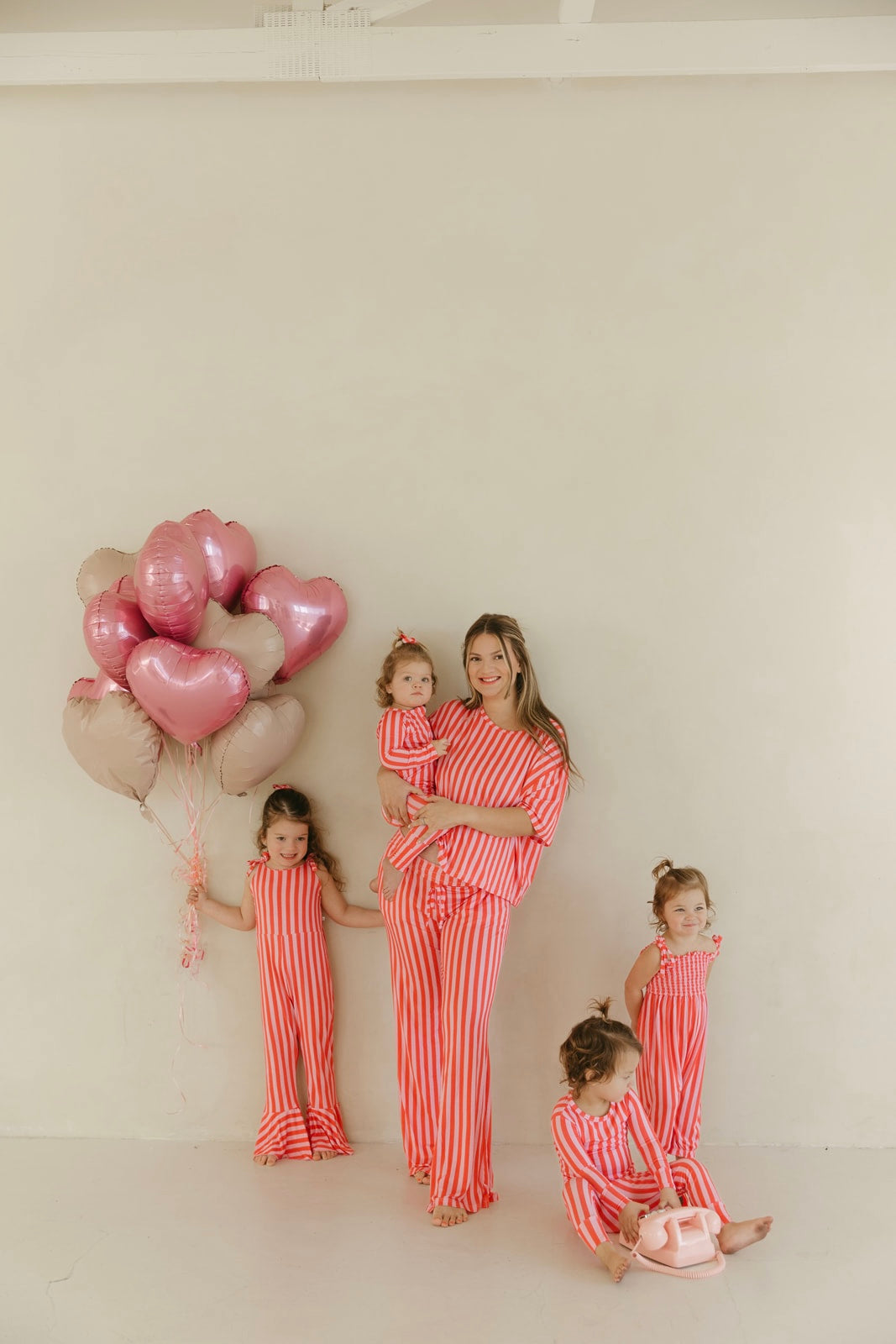 Pink Stripes | Bamboo Smocked Jumpsuit