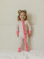 Berry Darling | Bamboo Ruffle Zipper Pajamas