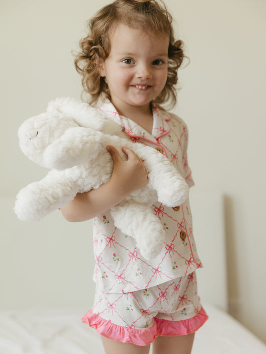 Berry Darling | Ruffle Short Set