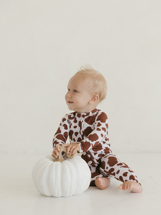 Moo'd | Bamboo Zipper Pajamas
