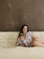 America's Sweetheart | Bamboo Ruffle Zipper Pajamas